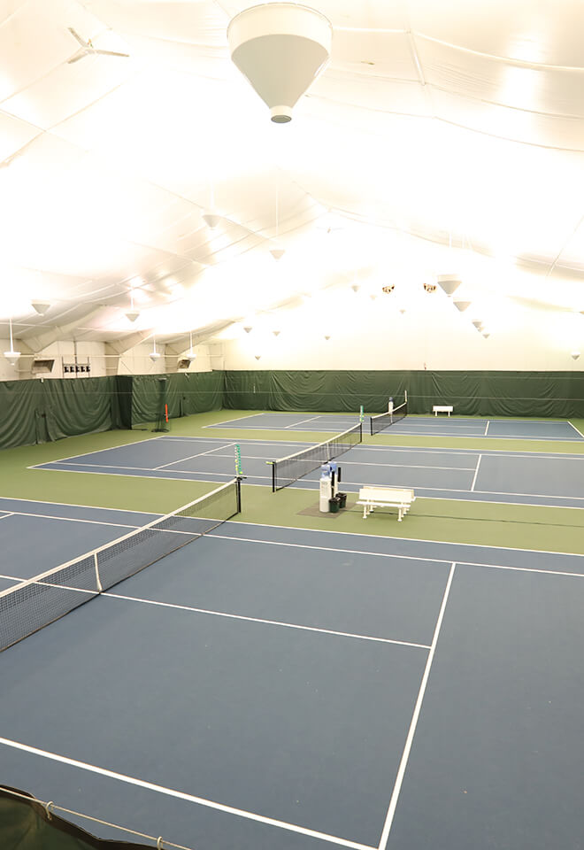indoor tennis courts