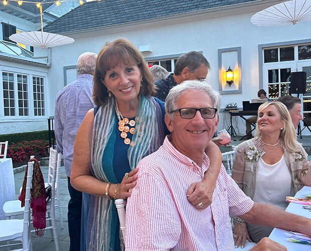couple at outdoor event