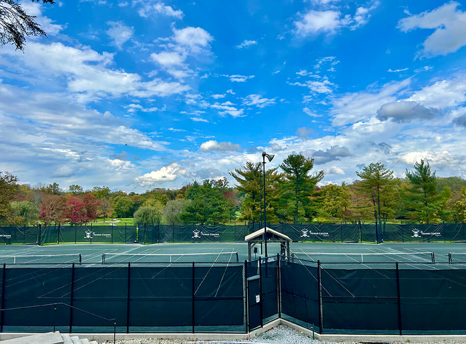 tennis courts
